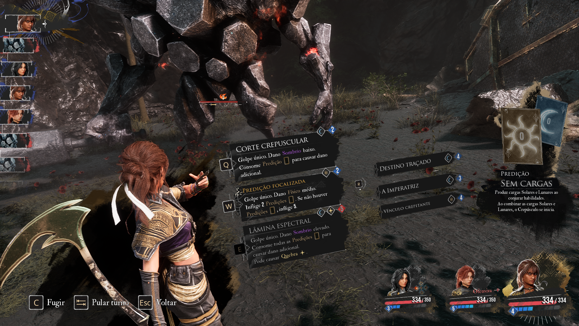 Opções de Ataques da Sciel